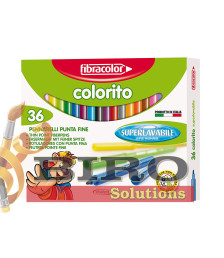 Carioci 36 culori FIBRACOLOR